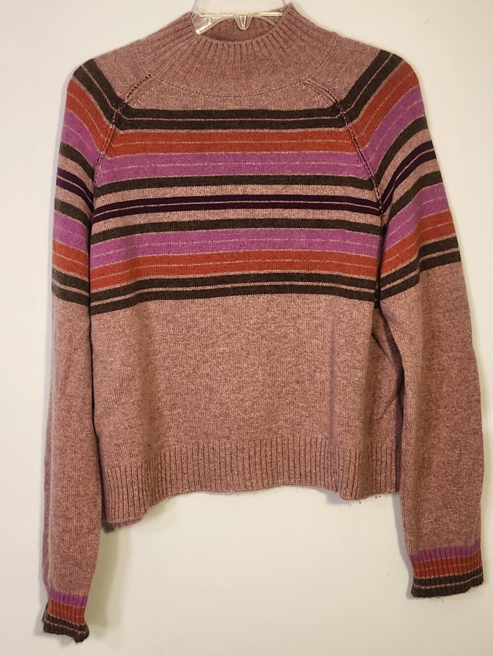 Collaboration Macie Striped 100 % Cashmere Sweater Size XS
